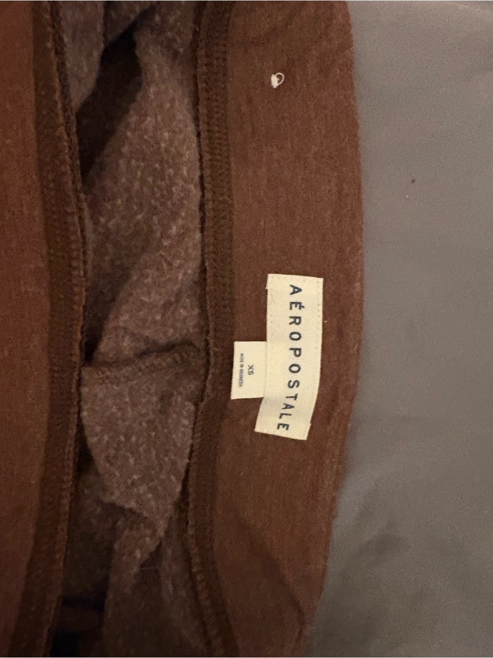 Aeropostale Brown Flared Lounge Jeans with Side Logo - Picture 3 of 4